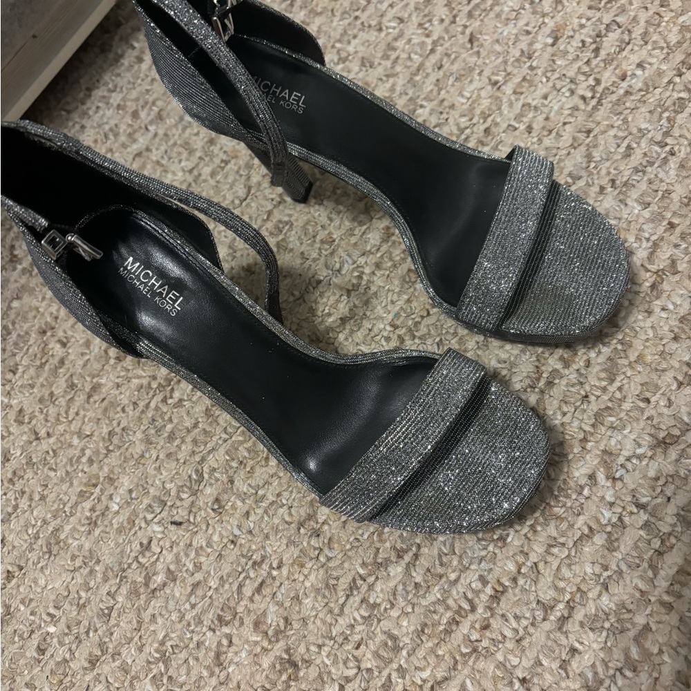 Michael Kors Women's Silver Heels